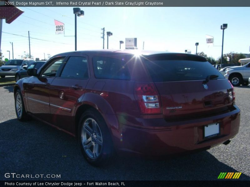 Inferno Red Crystal Pearl / Dark Slate Gray/Light Graystone 2005 Dodge Magnum SXT