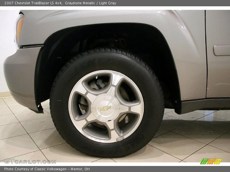 Graystone Metallic / Light Gray 2007 Chevrolet TrailBlazer LS 4x4