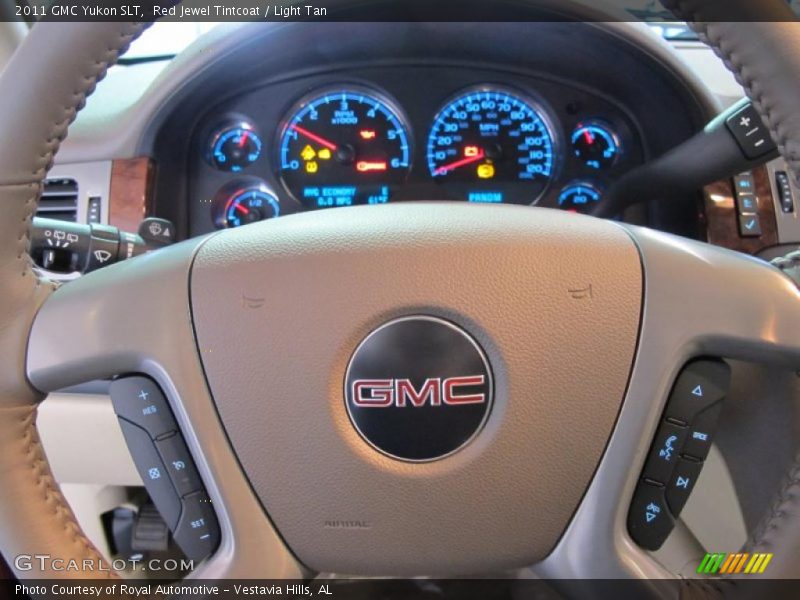 Red Jewel Tintcoat / Light Tan 2011 GMC Yukon SLT