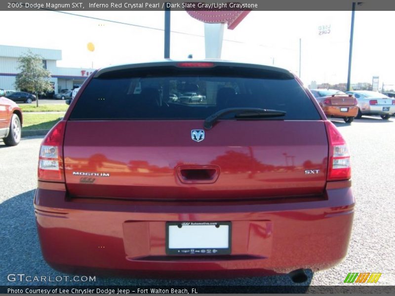 Inferno Red Crystal Pearl / Dark Slate Gray/Light Graystone 2005 Dodge Magnum SXT
