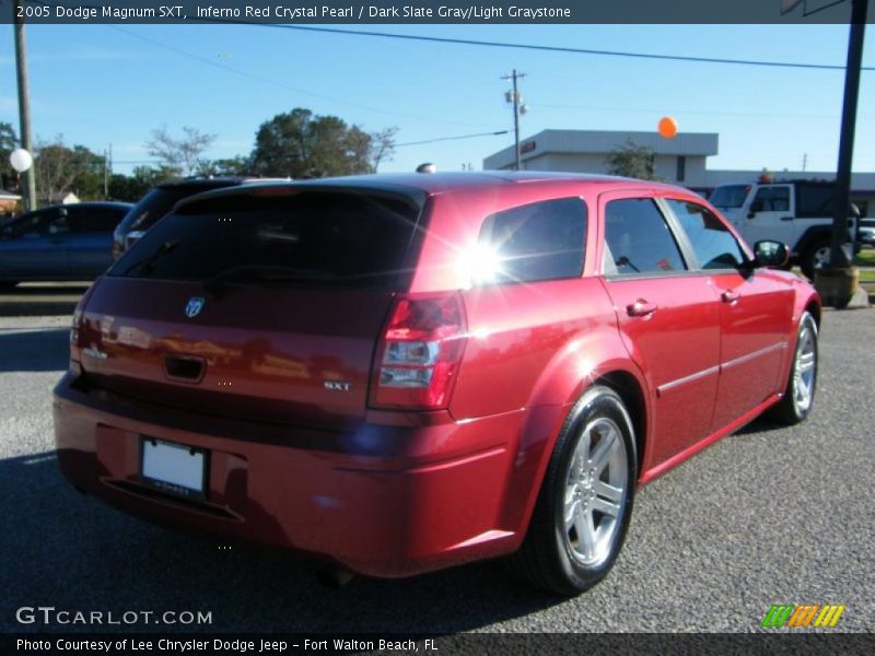 Inferno Red Crystal Pearl / Dark Slate Gray/Light Graystone 2005 Dodge Magnum SXT