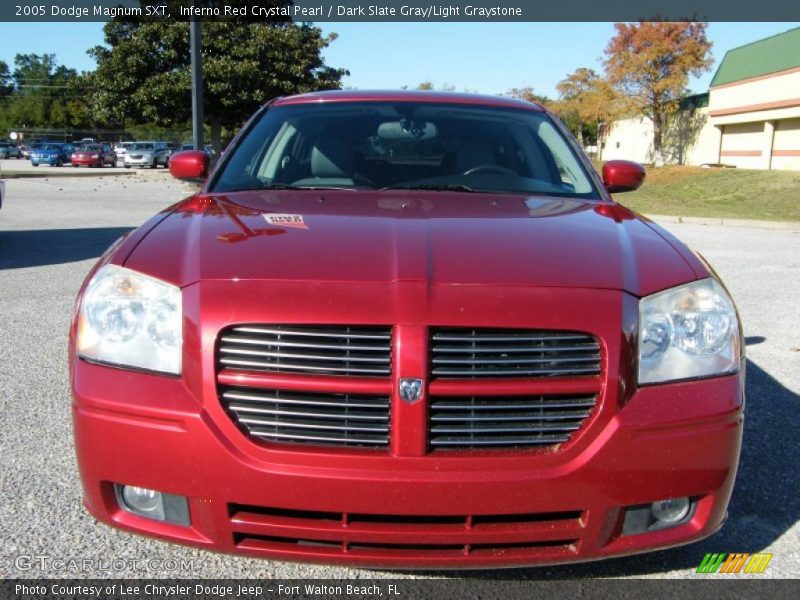 Inferno Red Crystal Pearl / Dark Slate Gray/Light Graystone 2005 Dodge Magnum SXT