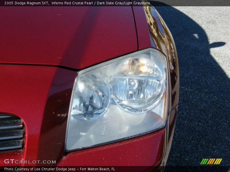 Inferno Red Crystal Pearl / Dark Slate Gray/Light Graystone 2005 Dodge Magnum SXT