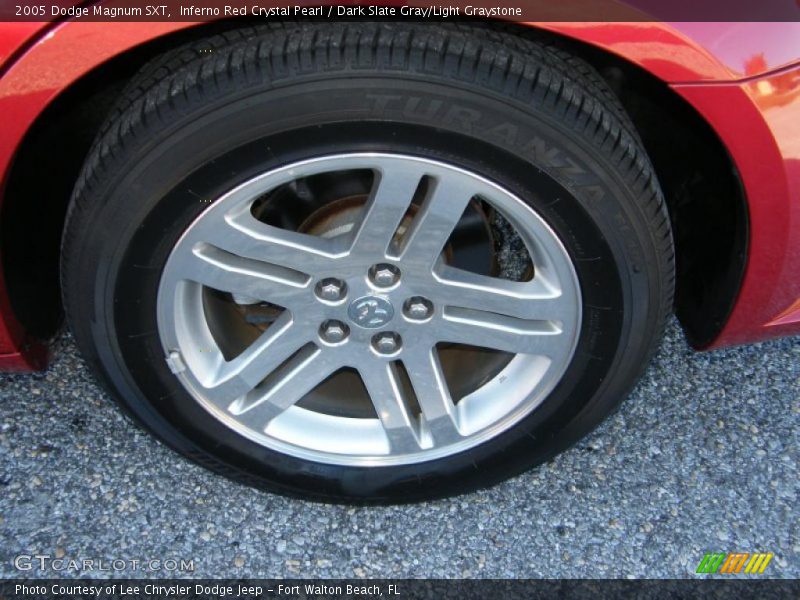 Inferno Red Crystal Pearl / Dark Slate Gray/Light Graystone 2005 Dodge Magnum SXT