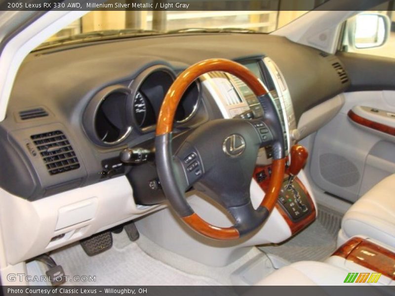 Millenium Silver Metallic / Light Gray 2005 Lexus RX 330 AWD