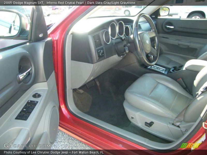 Inferno Red Crystal Pearl / Dark Slate Gray/Light Graystone 2005 Dodge Magnum SXT