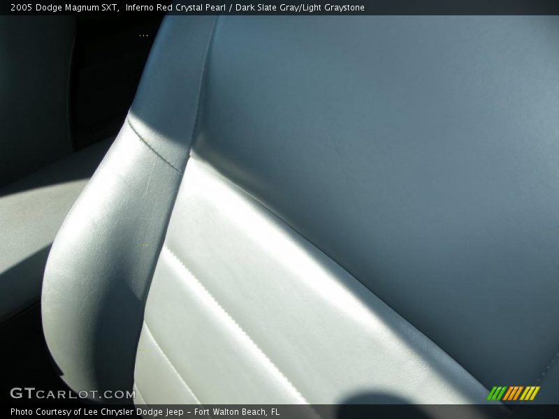 Inferno Red Crystal Pearl / Dark Slate Gray/Light Graystone 2005 Dodge Magnum SXT