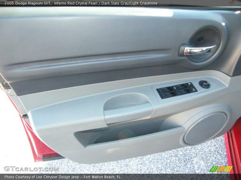 Inferno Red Crystal Pearl / Dark Slate Gray/Light Graystone 2005 Dodge Magnum SXT