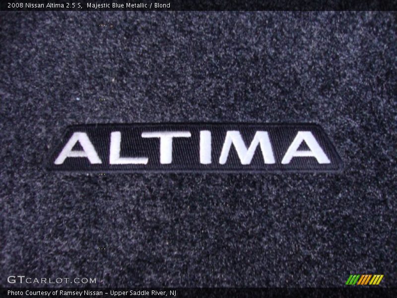 Majestic Blue Metallic / Blond 2008 Nissan Altima 2.5 S