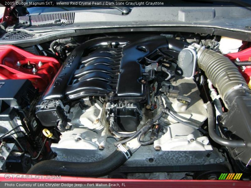 Inferno Red Crystal Pearl / Dark Slate Gray/Light Graystone 2005 Dodge Magnum SXT