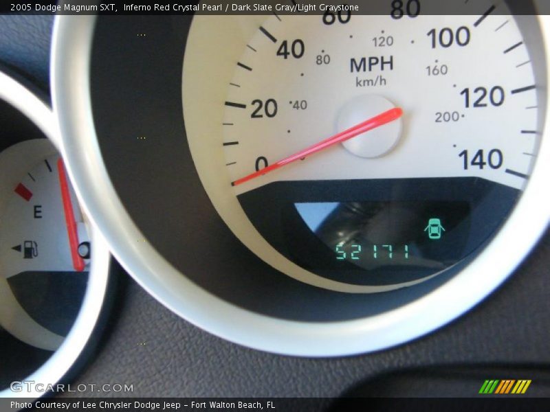 Inferno Red Crystal Pearl / Dark Slate Gray/Light Graystone 2005 Dodge Magnum SXT
