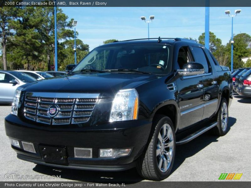 Black Raven / Ebony 2008 Cadillac Escalade EXT AWD