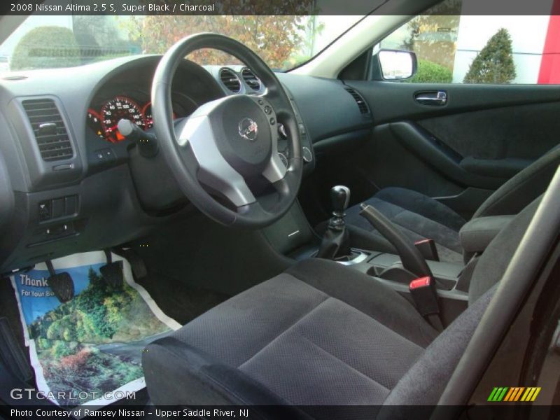 Super Black / Charcoal 2008 Nissan Altima 2.5 S