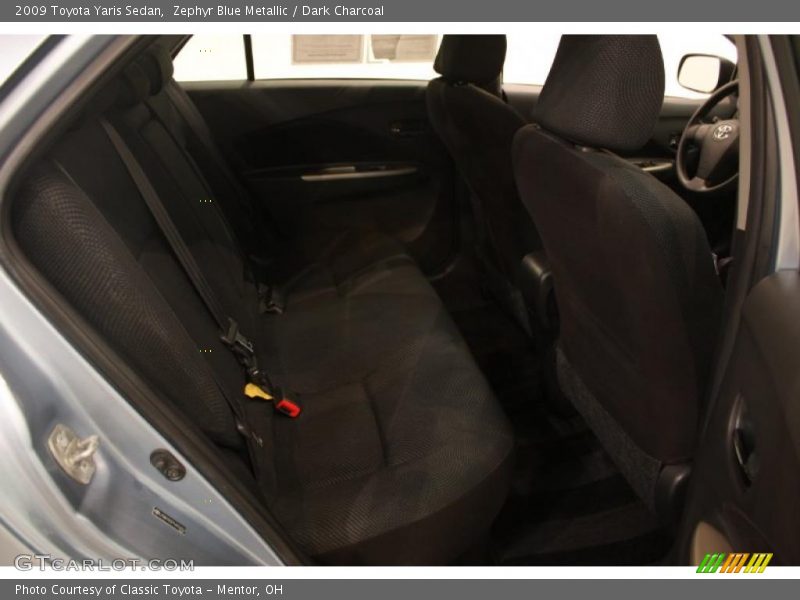 Zephyr Blue Metallic / Dark Charcoal 2009 Toyota Yaris Sedan