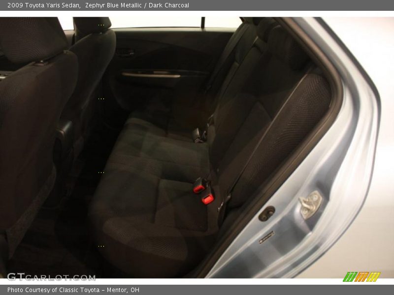 Zephyr Blue Metallic / Dark Charcoal 2009 Toyota Yaris Sedan