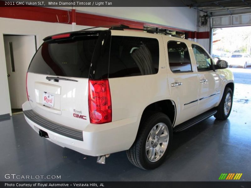 White Diamond Tintcoat / Light Tan 2011 GMC Yukon SLT