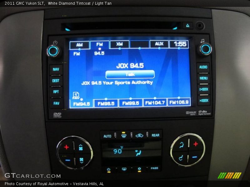 White Diamond Tintcoat / Light Tan 2011 GMC Yukon SLT