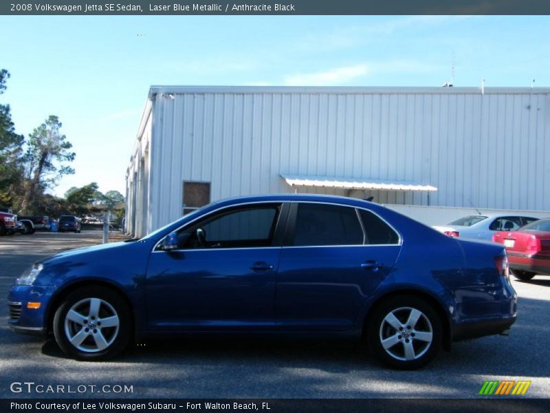 Laser Blue Metallic / Anthracite Black 2008 Volkswagen Jetta SE Sedan