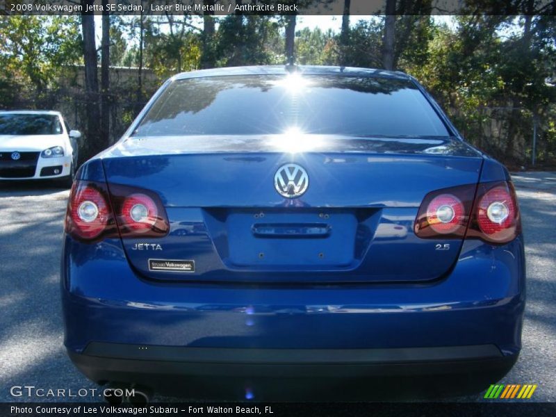 Laser Blue Metallic / Anthracite Black 2008 Volkswagen Jetta SE Sedan