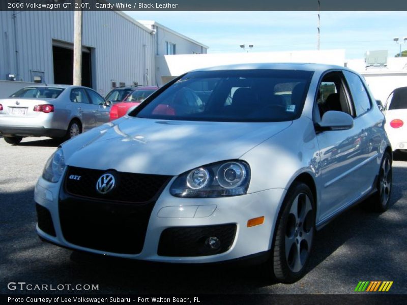 Candy White / Black Leather 2006 Volkswagen GTI 2.0T