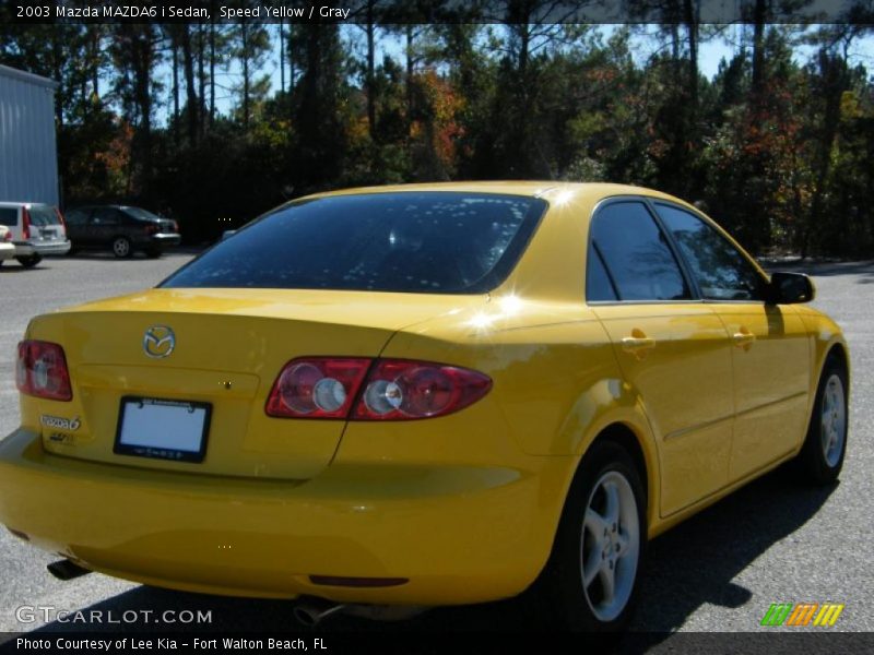 Speed Yellow / Gray 2003 Mazda MAZDA6 i Sedan