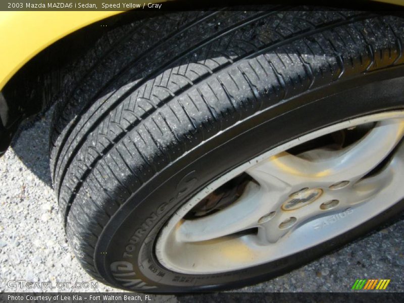 Speed Yellow / Gray 2003 Mazda MAZDA6 i Sedan