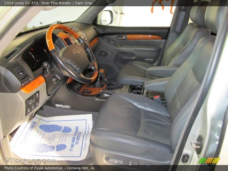 Silver Pine Metallic / Dark Gray 2004 Lexus GX 470