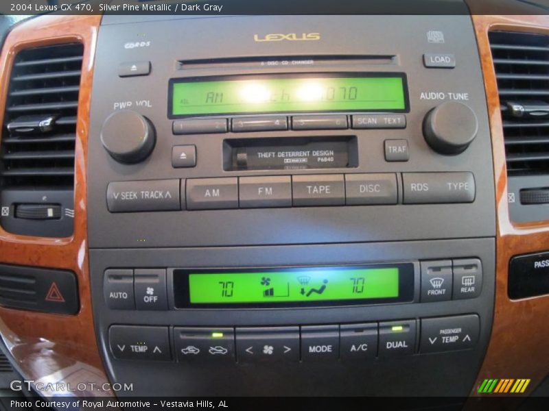 Silver Pine Metallic / Dark Gray 2004 Lexus GX 470