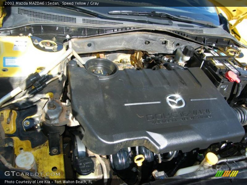 Speed Yellow / Gray 2003 Mazda MAZDA6 i Sedan