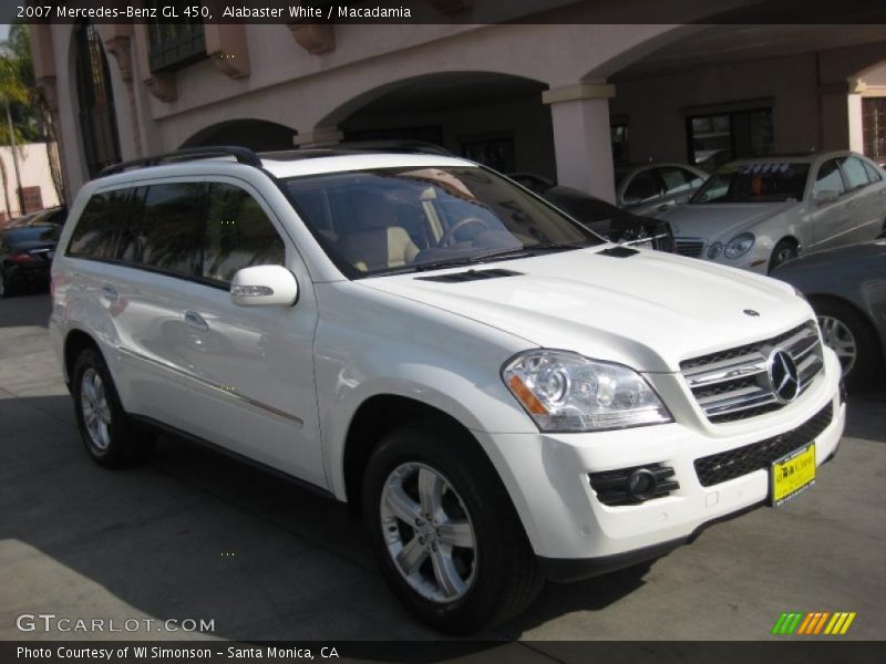 Alabaster White / Macadamia 2007 Mercedes-Benz GL 450
