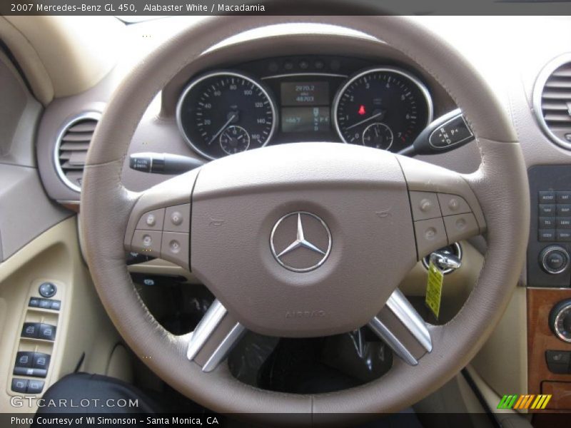 Alabaster White / Macadamia 2007 Mercedes-Benz GL 450