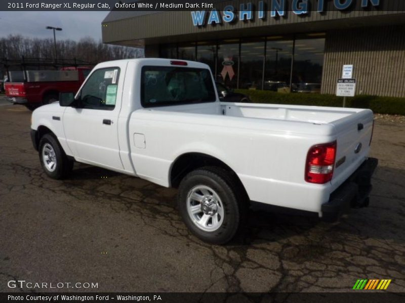 Oxford White / Medium Dark Flint 2011 Ford Ranger XL Regular Cab