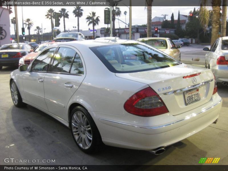 Arctic White / Cashmere 2008 Mercedes-Benz E 350 Sedan