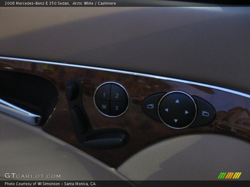Arctic White / Cashmere 2008 Mercedes-Benz E 350 Sedan