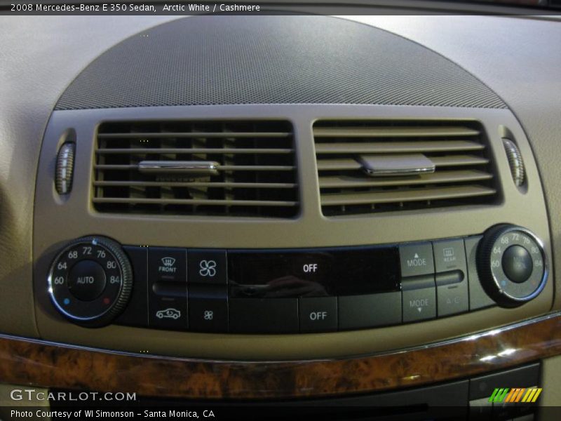 Arctic White / Cashmere 2008 Mercedes-Benz E 350 Sedan