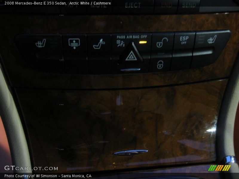 Arctic White / Cashmere 2008 Mercedes-Benz E 350 Sedan