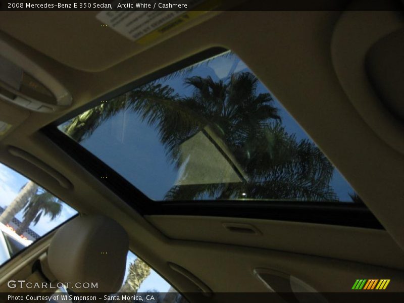 Arctic White / Cashmere 2008 Mercedes-Benz E 350 Sedan