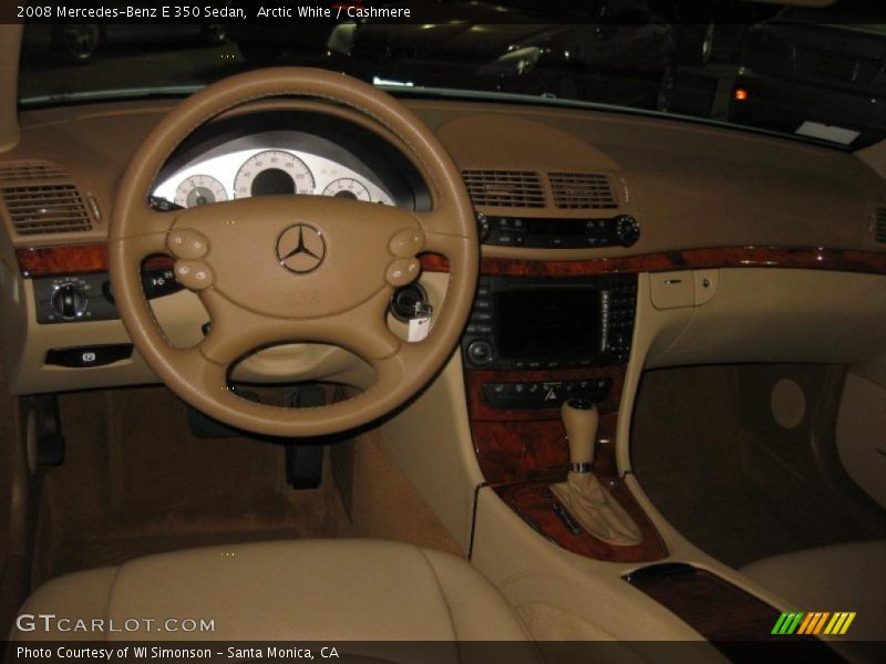 Arctic White / Cashmere 2008 Mercedes-Benz E 350 Sedan