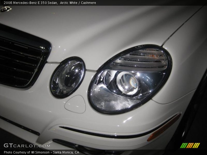 Arctic White / Cashmere 2008 Mercedes-Benz E 350 Sedan