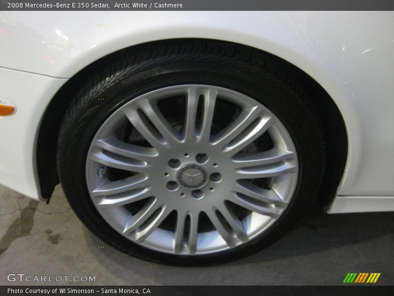 Arctic White / Cashmere 2008 Mercedes-Benz E 350 Sedan