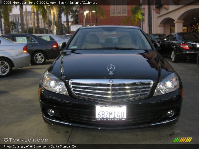 Black / Savanna/Cashmere 2008 Mercedes-Benz C 300 Luxury