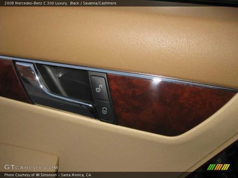 Black / Savanna/Cashmere 2008 Mercedes-Benz C 300 Luxury
