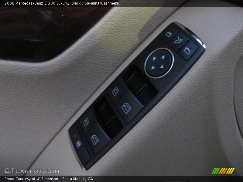 Black / Savanna/Cashmere 2008 Mercedes-Benz C 300 Luxury