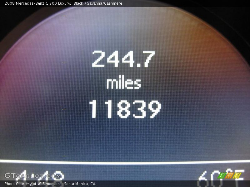 Black / Savanna/Cashmere 2008 Mercedes-Benz C 300 Luxury