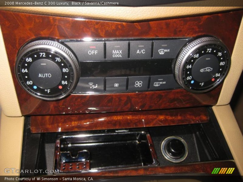 Black / Savanna/Cashmere 2008 Mercedes-Benz C 300 Luxury