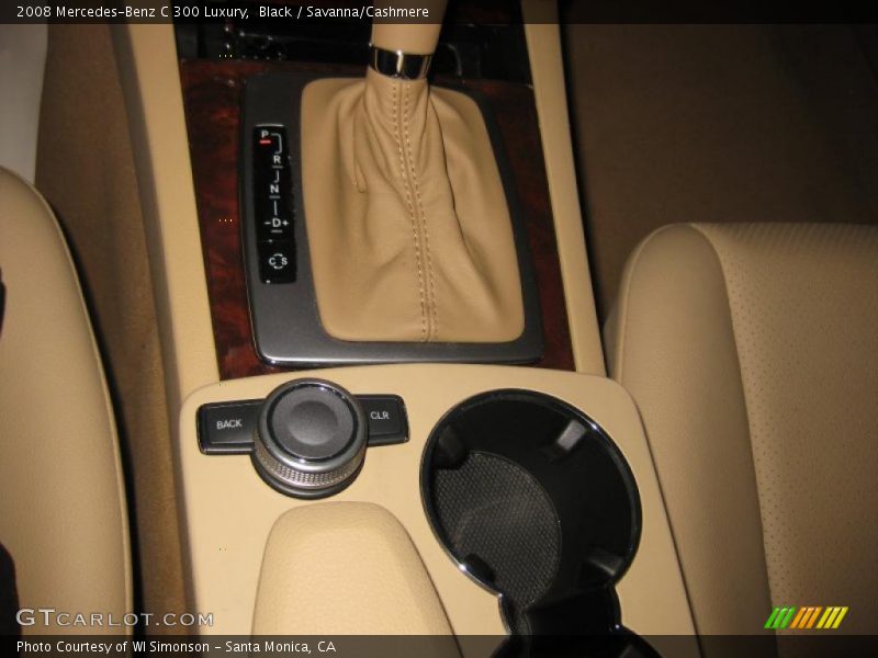 Black / Savanna/Cashmere 2008 Mercedes-Benz C 300 Luxury
