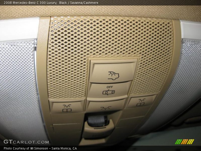 Black / Savanna/Cashmere 2008 Mercedes-Benz C 300 Luxury