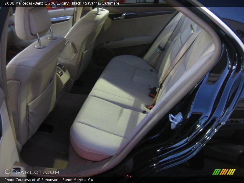 Black / Savanna/Cashmere 2008 Mercedes-Benz C 300 Luxury