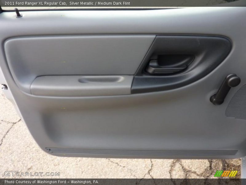 Silver Metallic / Medium Dark Flint 2011 Ford Ranger XL Regular Cab