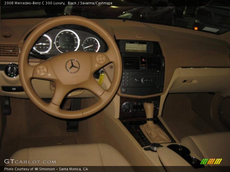 Black / Savanna/Cashmere 2008 Mercedes-Benz C 300 Luxury